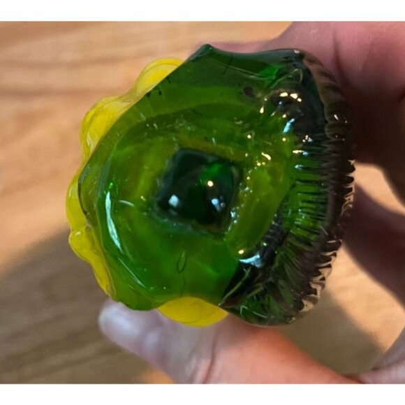 Hand Blown Glass Vegetables Set of 4 - Orange Pumpkin Red Chili Green Bell Peppe - Picture 16 of 16